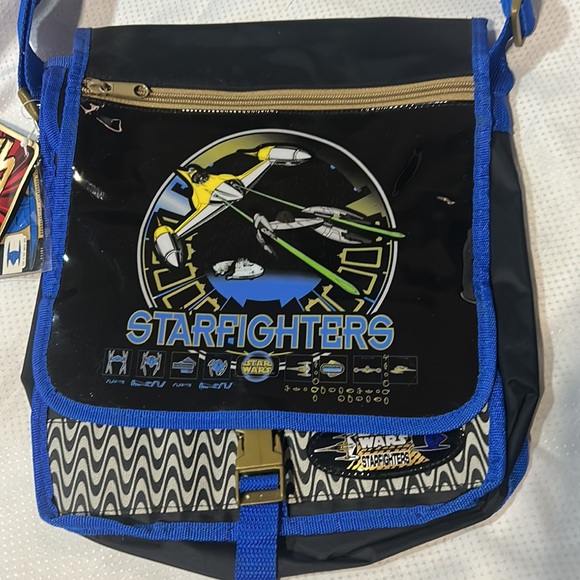 Vintage 1999 Star Wars Episode 1 Starfighters Side Bag Brand New Messenger Bag - Picture 2 of 8